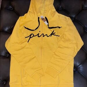 Victoria's Secret Pink Yellow Hoodie